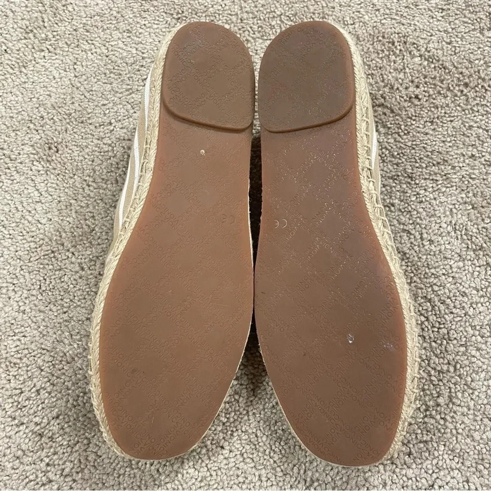 Vionic Coast 356 Valeri Slip On Espadrille Flats Sand Size 8